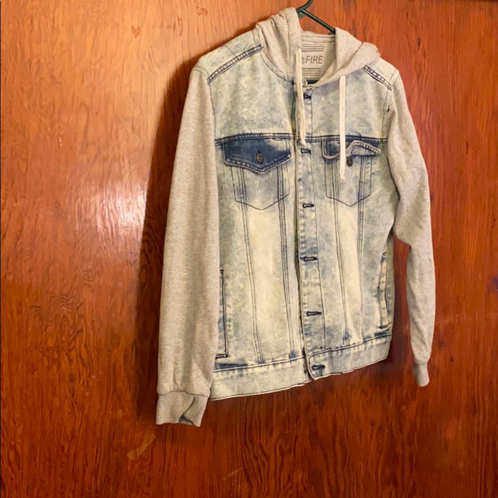 Jean jacket sweater